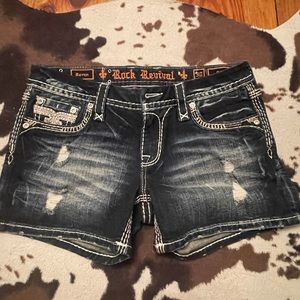 Rock Revival Ravin Denim Shorts